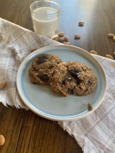 gluten free chewy almond milk pulp cookies