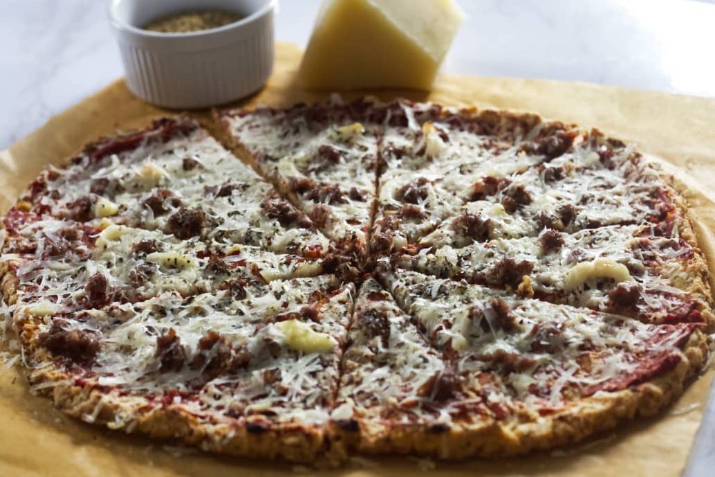 Cauliflower Pizza Crust – Paleo, Whole 30