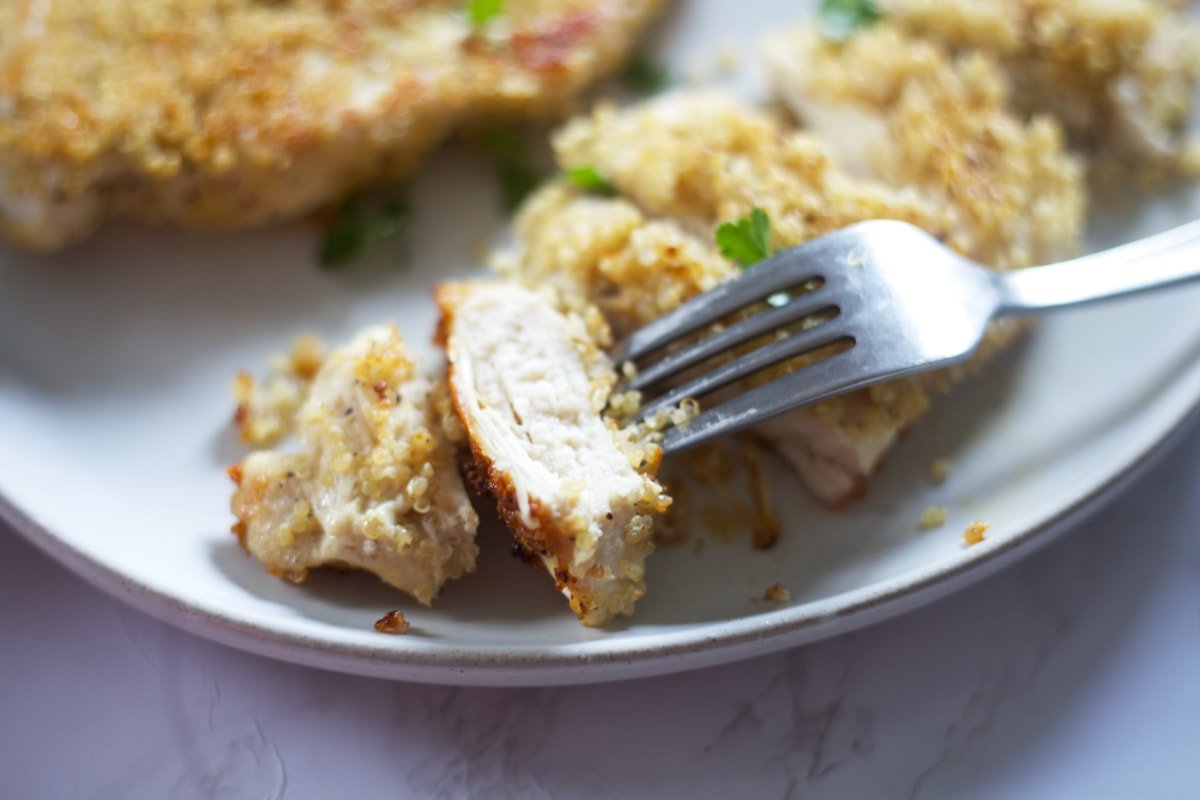 Easy 4 Ingredient GlutenFree QuinoaCrusted Chicken — Don't Skip the