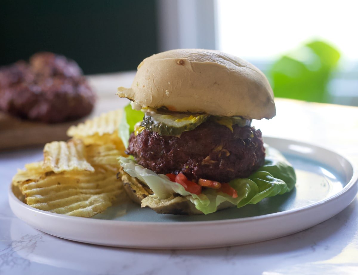 Bison Burger Recipe — Don't Skip the Cookie