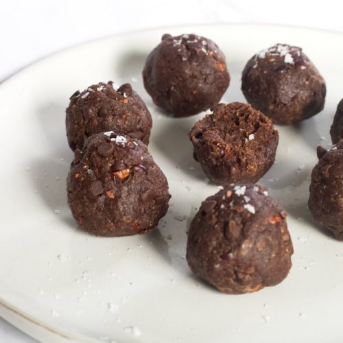 chocolate energy bite ball