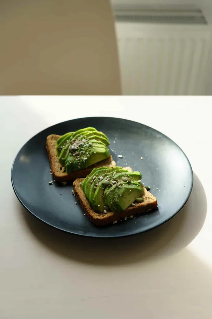 avocado toast on a plate