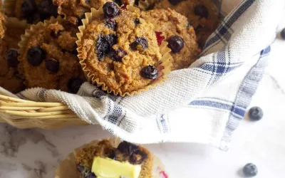 Paleo Blueberry Muffins