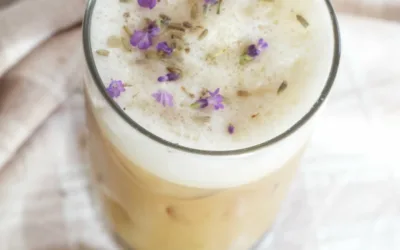 Easy Lavender Iced Coffee