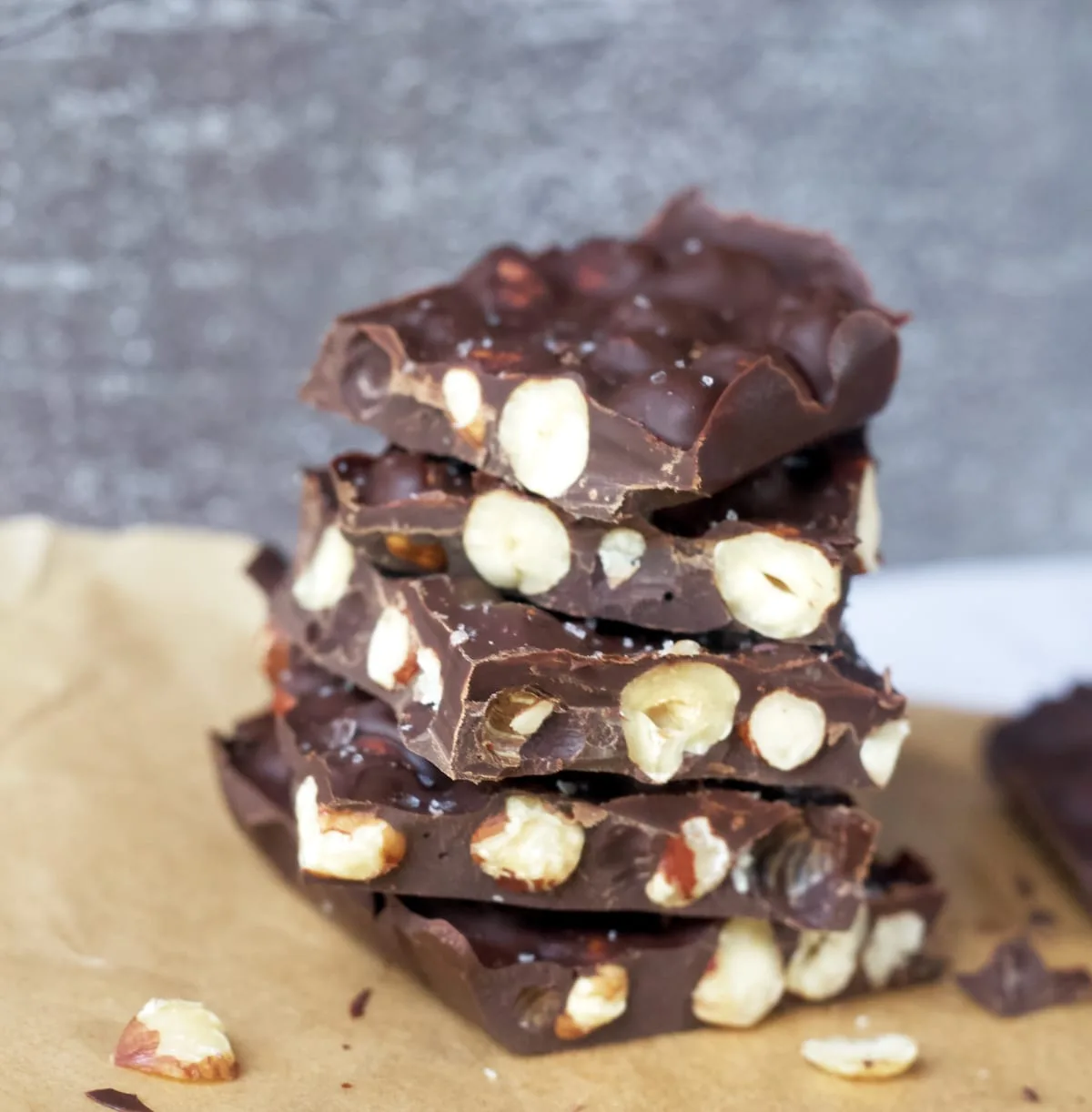 Easy 2-Ingredient Hazelnut Chocolate Bar